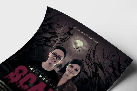 This Not Really Scary Flyer Template