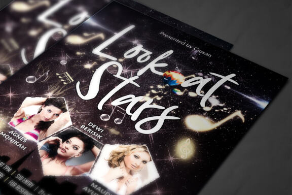 Look at Stars Flyer Template