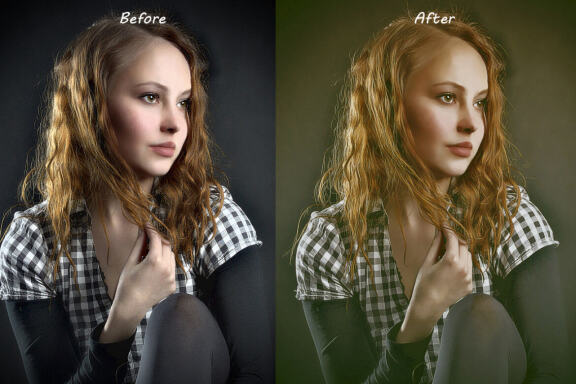 Color Matte Photoshop Action