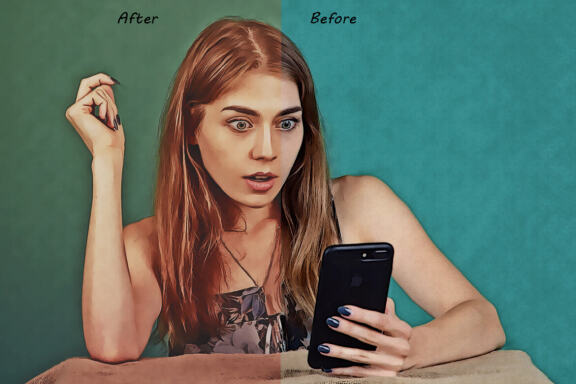Color Matte Photoshop Action