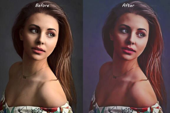 Color Matte Photoshop Action