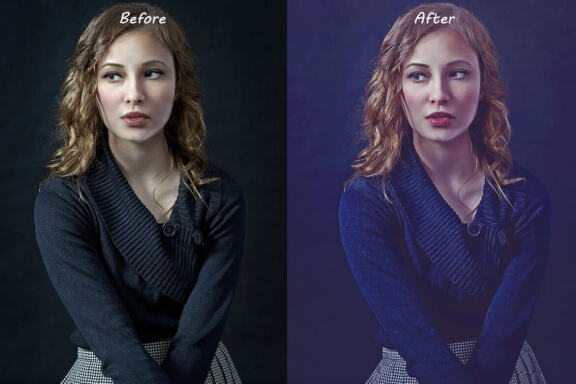 Color Matte Photoshop Action