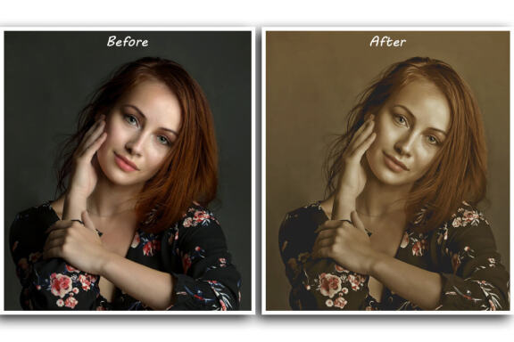 Color Matte Photoshop Action