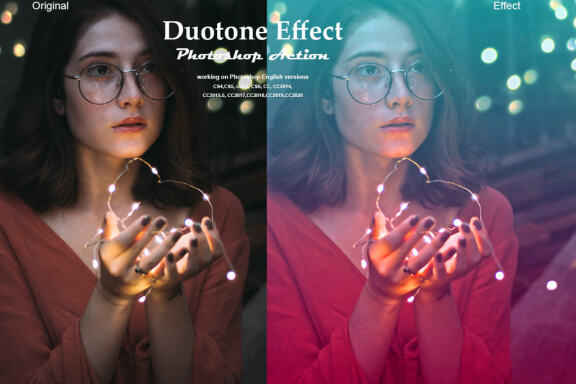 Duotone Effect Photoshop Action