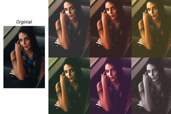 Moody Dark Tone Effect PS Action