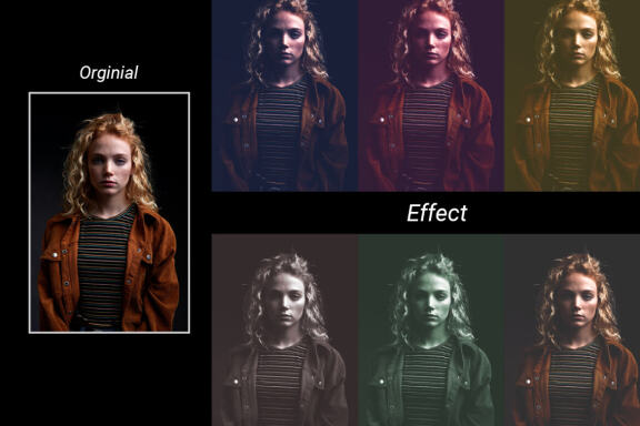 Moody Dark Tone Effect PS Action