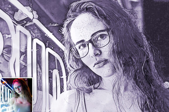Pencil Drawing Effect Photoshop Action