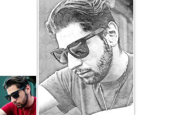 Pencil Drawing Effect Photoshop Action