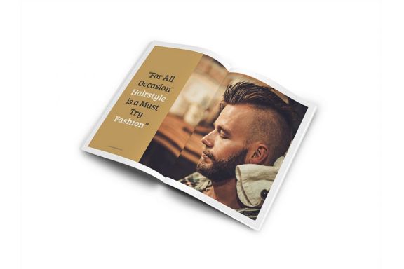 Mr.Barber Barbershop A4 Brochure Template
