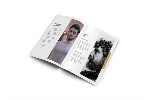 Mr.Barber Barbershop A4 Brochure Template