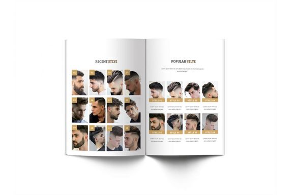 Mr.Barber Barbershop A4 Brochure Template