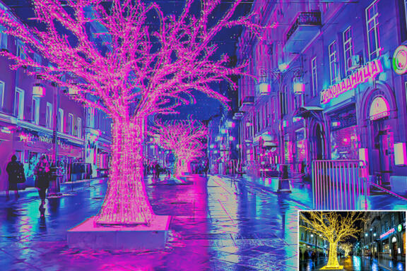 CyberPunk Glitch Photoshop Action