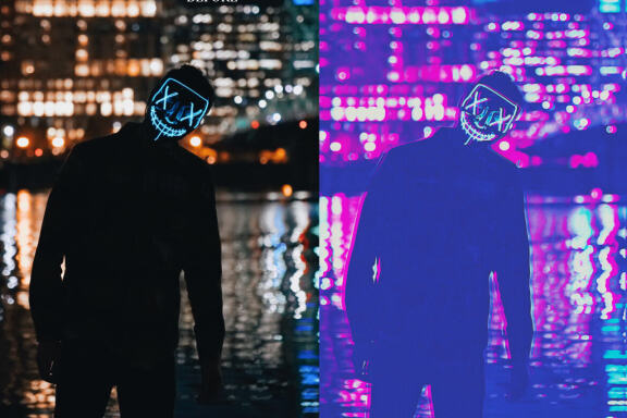 CyberPunk Glitch Photoshop Action