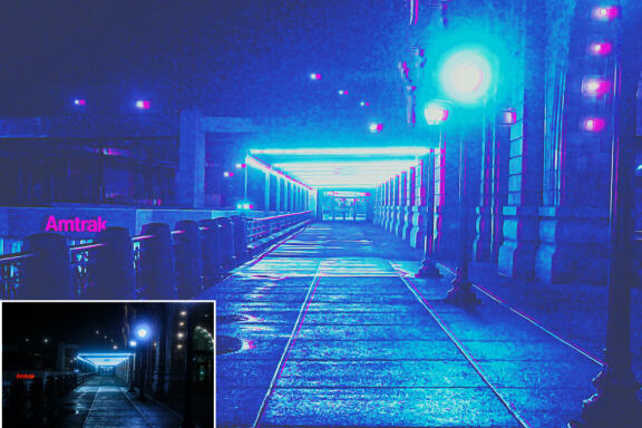 CyberPunk Glitch Photoshop Action