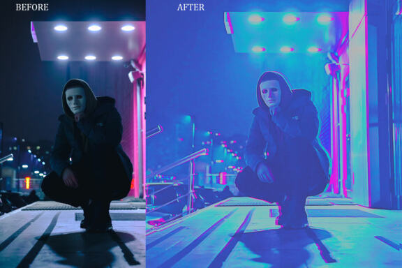 CyberPunk Glitch Photoshop Action