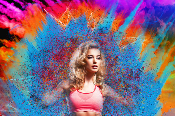 Explosion Color Photoshop Action
