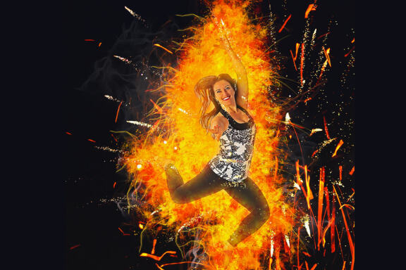 Fire Effect Photoshop Action