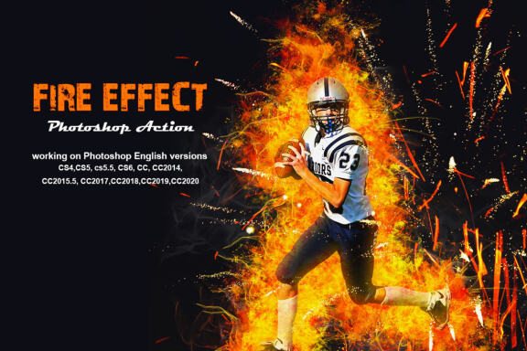 Fire Effect Photoshop Action