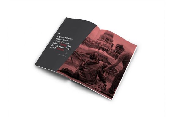 Charity A4 Brochure Template
