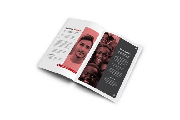 Charity A4 Brochure Template
