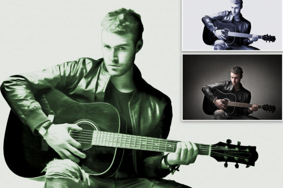 Line Art Photoshop Action