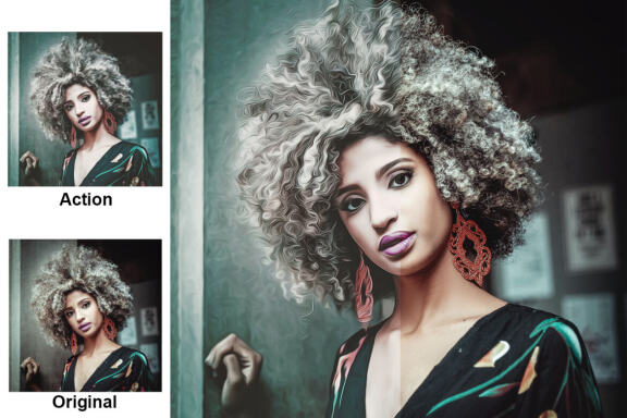 Oil HDR  Effect Photoshop Action