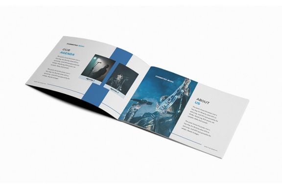 Music A5 Brochure Template