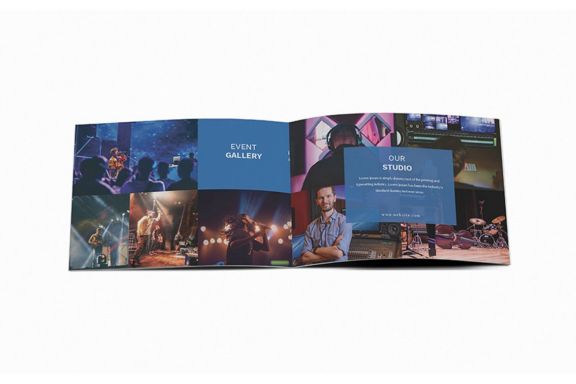 Music A5 Brochure Template