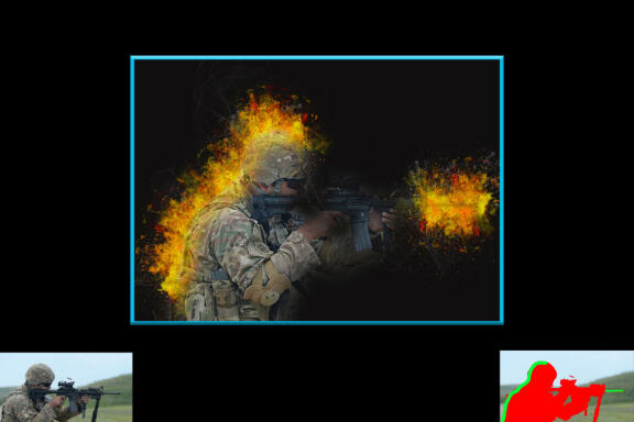 Real Fire Photoshop Action