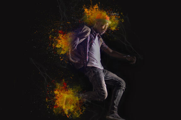 Real Fire Photoshop Action