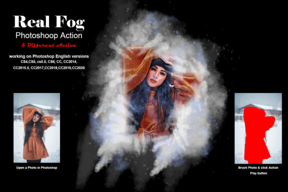Real Fog  Photoshop Action