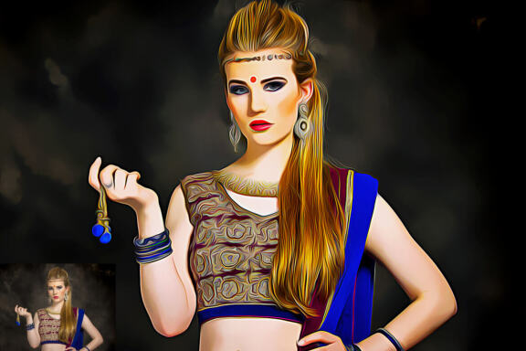 Vector Oil Effect PS Action