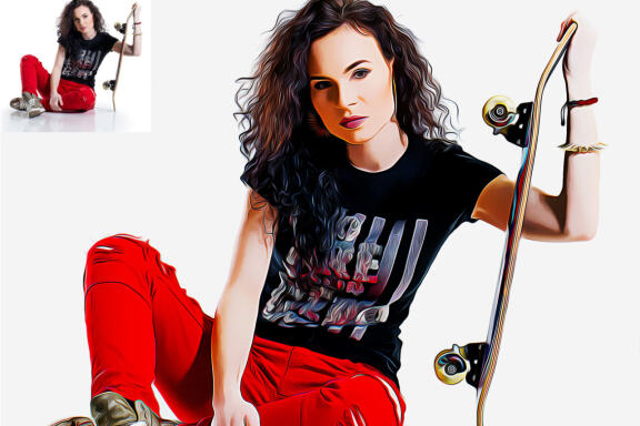 Vector Oil Effect PS Action