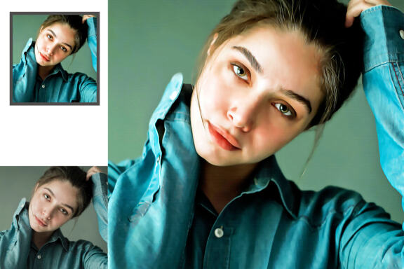 Digital Oil Portrait Photoshop Action