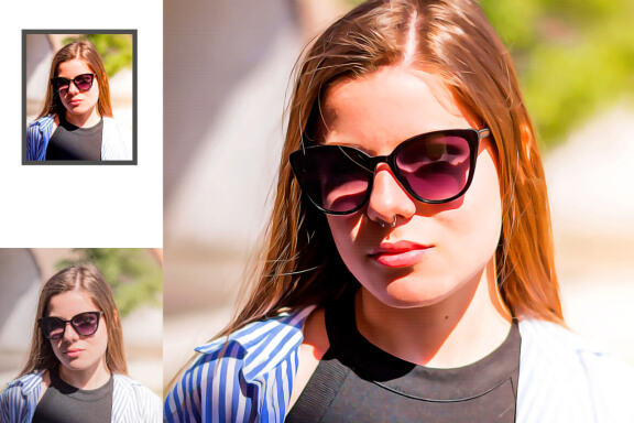 Digital Oil Portrait Photoshop Action