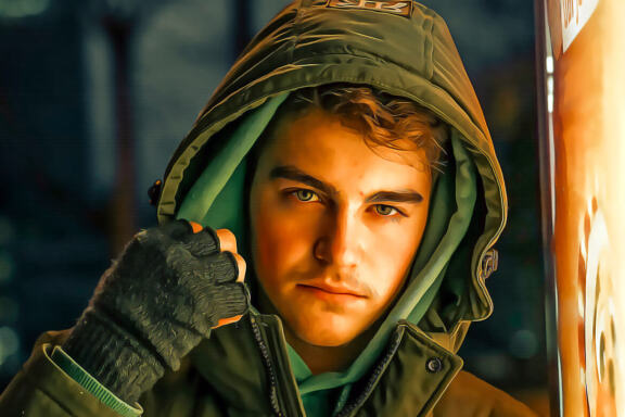Digital Oil Portrait Photoshop Action