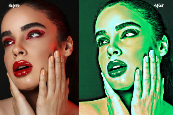 Color Gradient Photoshop Action