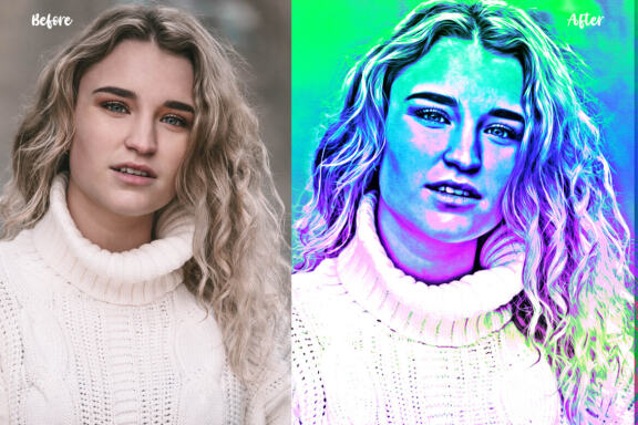 Color Gradient Photoshop Action