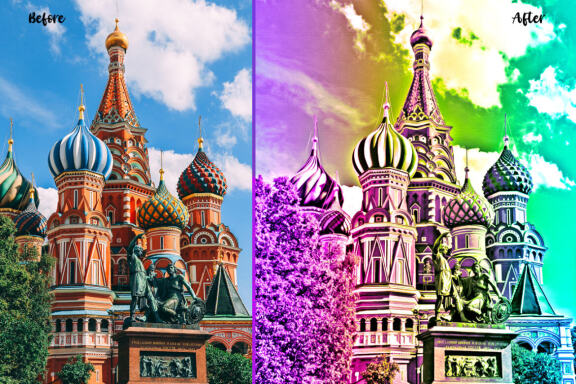 Color Gradient Photoshop Action