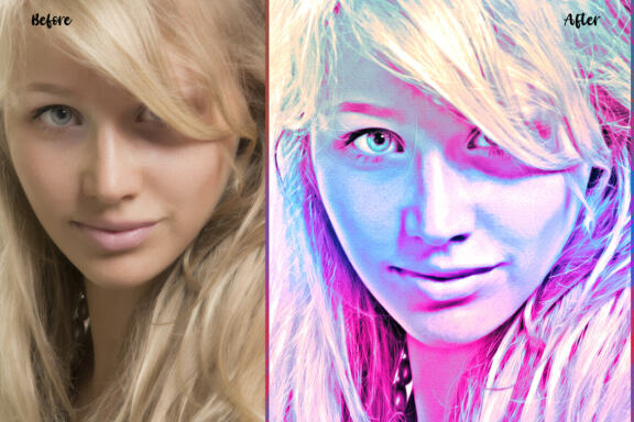 Color Gradient Photoshop Action