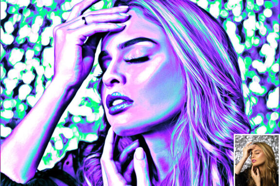 Color Gradient Photoshop Action