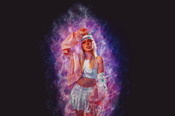 Color Smoke Effect Photoshop Action
