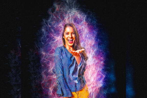 Color Smoke Effect Photoshop Action