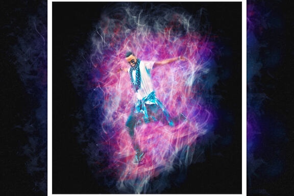 Color Smoke Effect Photoshop Action