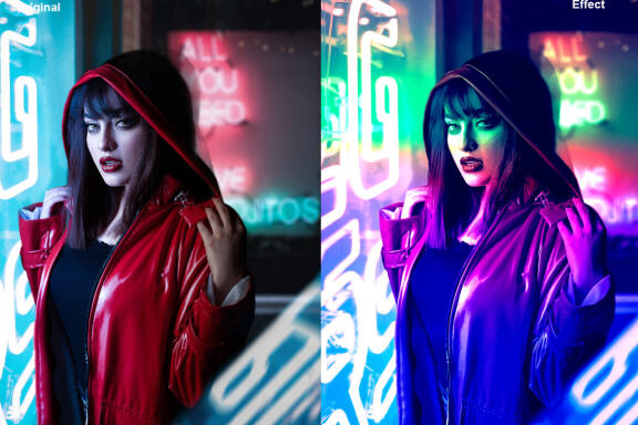 CyberPunk Color Effect PS Action