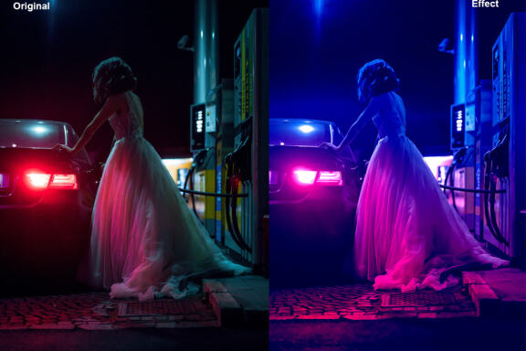 CyberPunk Color Effect PS Action
