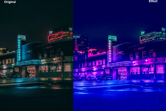 CyberPunk Color Effect PS Action