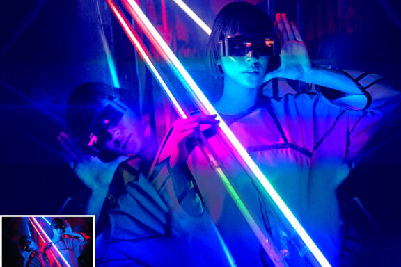 CyberPunk Color Effect PS Action