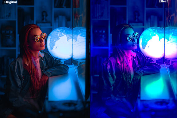 CyberPunk Color Effect PS Action