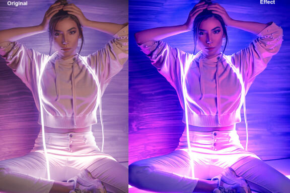 CyberPunk Color Effect PS Action